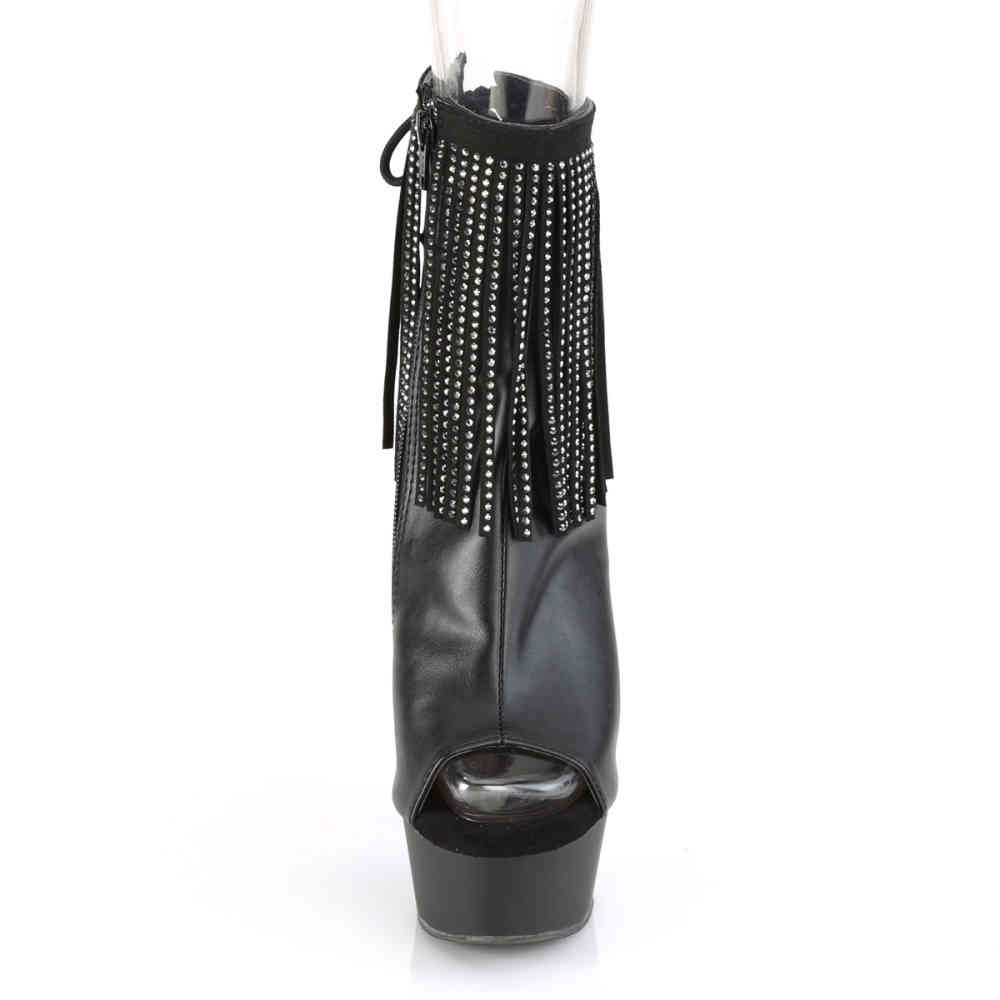 Pleaser - DELIGHT1018RSF Platform Boots - Black